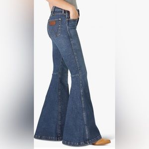 Wrangler Women's Blue Flare Jeans